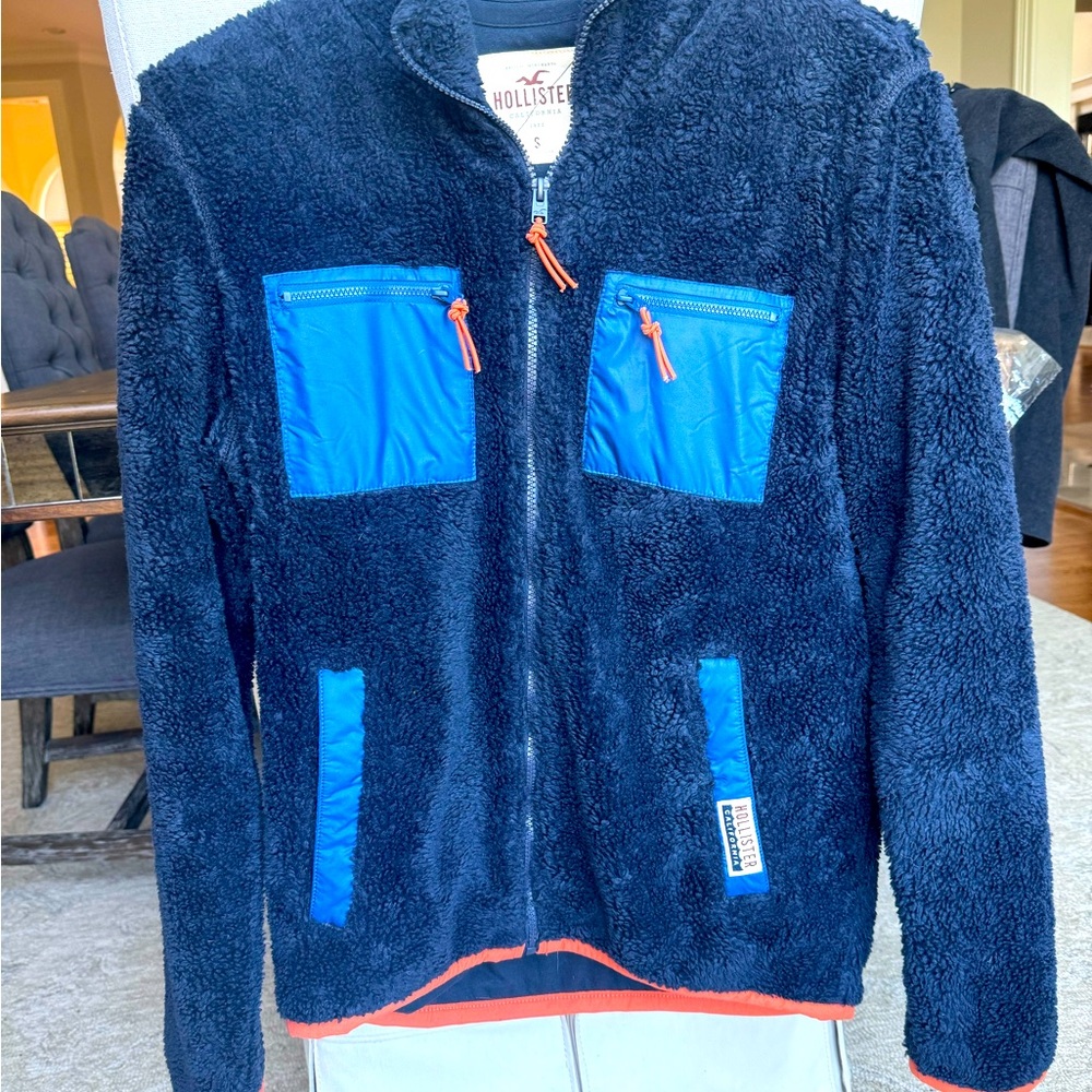 Ladies Hollister fleece jacket size small